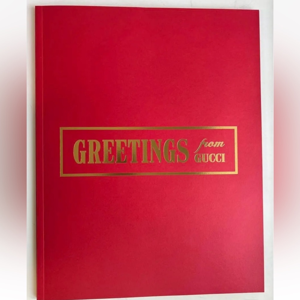 RARE🔥 Gucci Gift Wrapping Paper Book VIP